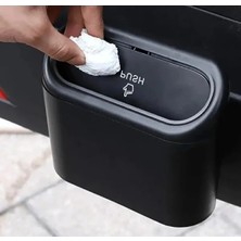 Hakay Kapaklı Taşınabilir Araç Içi Çöp Kutusu - 4 Renk Seçeneği