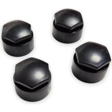 Hakay Şifreli Bijon Kapağı Siyah 4 Adet, Audi A4 2021-2024 Uyumlu