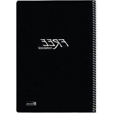 Hakay A4 Ebatında Kareli Spiralli Okul Defteri - 120 Yaprak