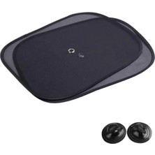 Hakay Vantuzlu Oto Yan Cam Güneşlik Perde Seti - Uv Koruma, 2 Parça