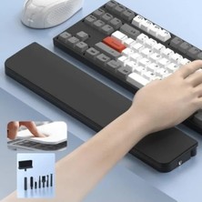 Hakay Ergonomik Klavye Bilek Desteği ve 22-In-1 Temizlik Kiti – Gizli Saklama Alanı ve Manyetik Organize