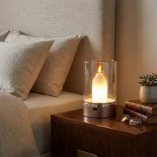 Hakay Dim Edilebilir Hareket Sensörlü Şarjlı Masa Lambası