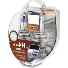 Hakay Yüksek Performanslı H4 Otomobil Far Ampulü - %130 Daha Fazla Aydınlatma