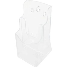 Hakay Şeffaf Brosur Standı - 2 Katlı A4 Boyutunda