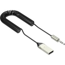 Hakay Bluetooth 5.0 Araç Kiti - Kablosuz Ses Alıcısı ve Aux Adaptörü