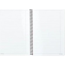 Hakay A5 Boyutunda 80 Yapraklı Çizgili Spiralli Defter