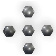 Hakay Skoda Octavia 2021-2025 Uyumlu Gri Tekerlek Bijon Kapağı (5 Adet)