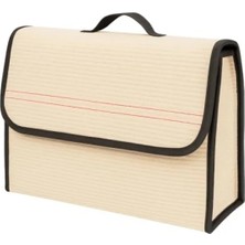 Hakay Suya Dayanıklı Pratik Araç Bagaj Organizeri - Katlanabilir Seyahat Çantası (Bej)