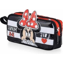 Hakay Suya Dayanıklı Polyester Kalem Çantası, Çift Gözlü Tasarım