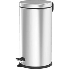Hakay Paslanmaz Çelik Pedallı Çöp Kovası - 12 Lt