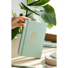 Hakay Yeşil 5 Yıllık Süresiz Günlük Ajanda, 13X21 cm