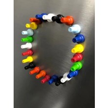 Hakay 20 Adet Renkli Manyetik Pano Mıknatısı - Güçlü Çekim