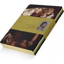 Hakay A5 Boyutunda 4'lü Çizgisiz Defter Seti