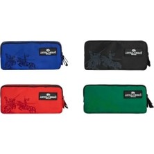 Hakay Çift Gözlü Kalem Çantası - Su Geçirmez Polyester Kumaş