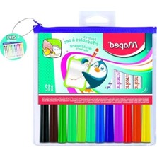 Hakay Beyaz Tahta Kalemi Seti - 12'li Pirinç Saklama Çantası