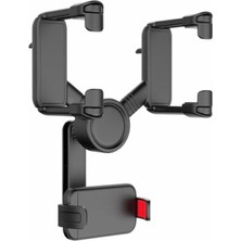 Hakay Tüm Cep Telefonları Için Araç Dikiz Aynası Montajlı Telefon Tutucu