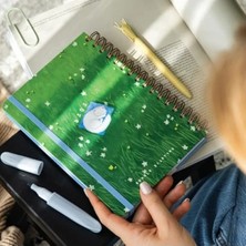 Hakay 2026 A5 Spiralli Haftalık Ajanda - Kedi Desenli