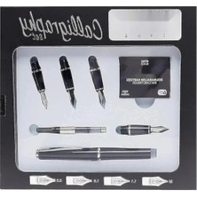 Hakay Kaligrafi Seti - Siyah Akrilik Kapak