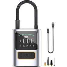 Hakay Taşınabilir Hava Pompası - 150 Psı Dijital Gösterge - Çok Yönlü Kullanım