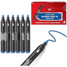 Hakay Mavi Yuvarlak Uçlu Akrilik Markör