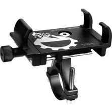 Hakay Evrensel Alüminyum Cep Telefonu Tutucu, Metal Dayanıklı Siyah