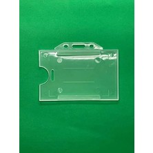 Hakay Şeffaf Yatay Yaka Kartı Kılıfı - Kart Koruyucu