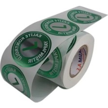 Hakay Kalite Kontrol Etiketi - Pp Metalize, 500 Adet