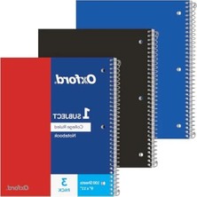 Hakay Kolej Çizgili Spiral Not Defteri - 3'lü Paket