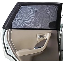 Hakay 2 Adet Arka Yan Cam Güneşlik Perdesi Kılıfı - 110X60 cm