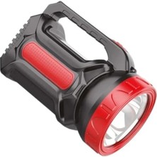 Hakay Şarjlı LED El Feneri - Ergonomik Tasarım ve Güçlü Işık Kaynağı