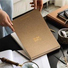 Hakay A4 Boyutunda Kraft Kapaklı Eskiz Defteri - 60 Yaprak, 140 gr