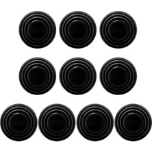 Hakay Siyah Kapı Ses ve Darbe Emici Pad - 10 Adet