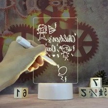 Hakay Silinen LED Işıklı Mesaj Not Panosu