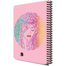 Hakay Yüz Temalı Spiralli Defter - A4, 100 Yaprak