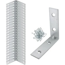 Hakay (50 Adet) Ince Metal Köşebent 50X50X15 mm L Demiri