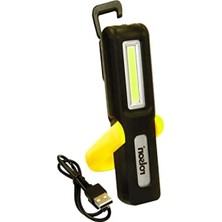 Hakay 3W USB Şarjlı Cob Fener ve Lamba - 150 Lümen