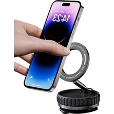 Hakay Süper Güçlü Vakumlu Manyetik Telefon Tutucu - Araç Içi Montaj