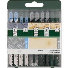 Hakay Dekupaj Testere Seti, 10 Adet, Ahşap ve Metal Bıçakları