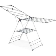 Hakay Katlanabilir Çamaşır Kurutma Askısı, Zemin Montajlı Plastik