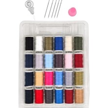 Hakay Dikiş Nakış Kiti - 24 Adet Dikiş Ipi ve Aksesuar Seti
