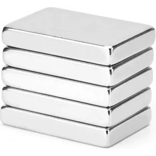 Hakay Güçlü 30X20X5 mm Neodyum Dikdörtgen Mıknatıs Seti (5 Adet)