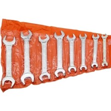 Hakay 8 Parça Çift Taraflı Anahtar Seti 6-22MM, Taşınabilir Araç Tamir Seti