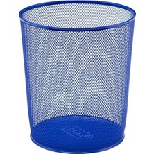 Hakay 10 Lt Metal Perforeli Çöp Kovası, Lacivert