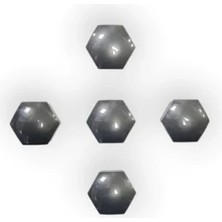 Hakay Gri Tekerlek Bijon Kapağı Seti - 5 Adet, 1Z0601173, Skoda Octavia 3 2017-2020 Uyumlu