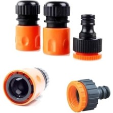 Hakay 1/2" Hortum Musluk Bağlantı Adaptörü (2 Adet) ve 1/2-3/4" Musluk Adaptörü