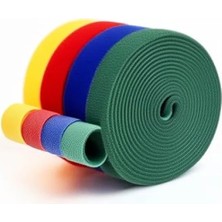 Hakay Yapışkanlı Cırt Cırt Kablo Düzenleyici, 5 Metre Uzunluk