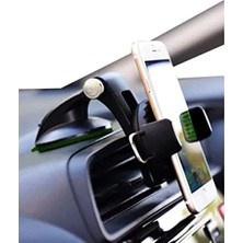 Hakay Araç Içi Telefon Tutucu - 360 Derece Döner Vantuzlu