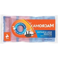 Hakay Tırnak Koruyuculu Çizmez Bulaşık Süngeri - 4'lü Paket