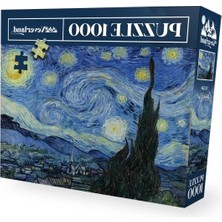 Hakay 1000 Parça Puzzle - Yıldızlı Gece Temalı Eğlenceli Zihin Egzersizi