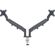 Hakay Ikili Monitör Kolu - Yerden Tasarruf Sağlayan Ergonomik Tasarım
